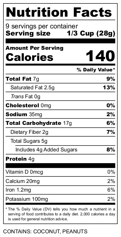 Nutrition facts