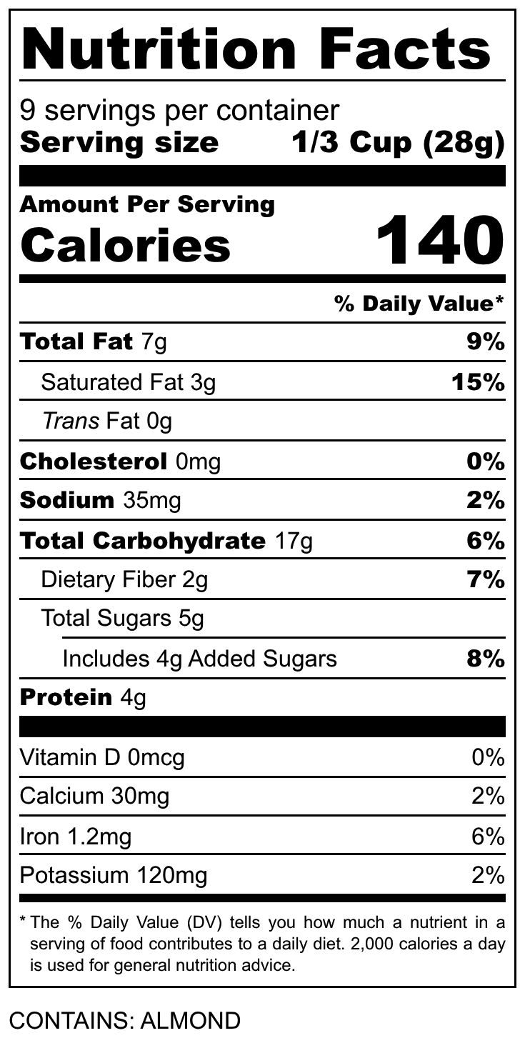 Nutrition Label